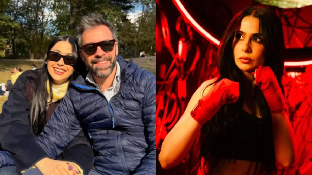 TWO IMAGES  LUPITA VILLALOBOS Y JUAN LUIS