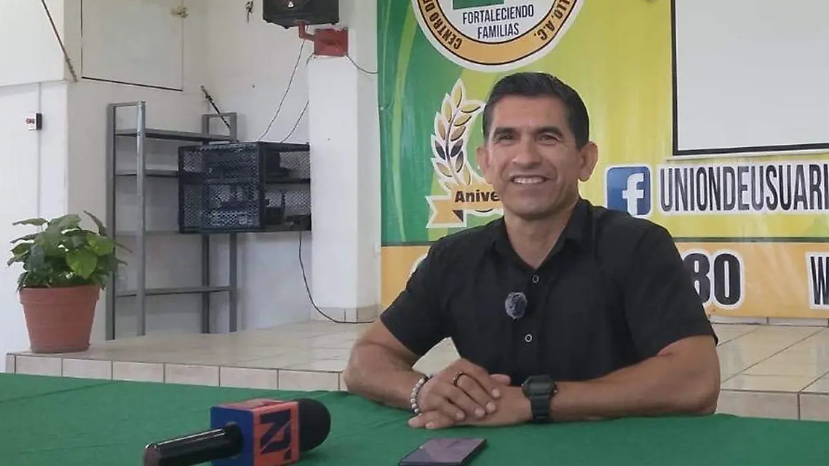 Ignacio Peinado Luna, líder de la Unión de Usuarios de Hermosillo