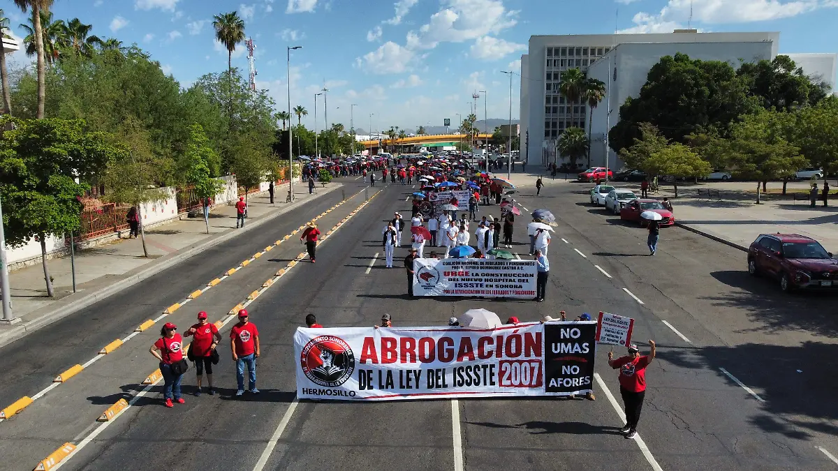 marcha  Ley del Issste