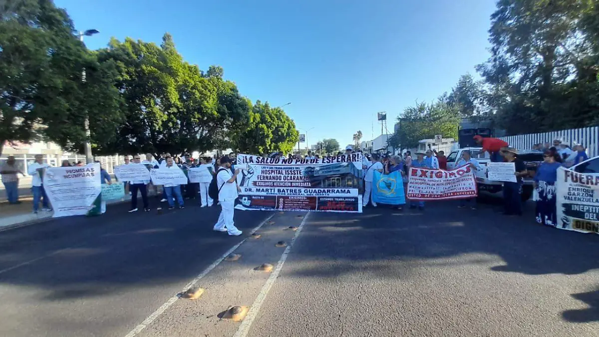 issste manifestación1