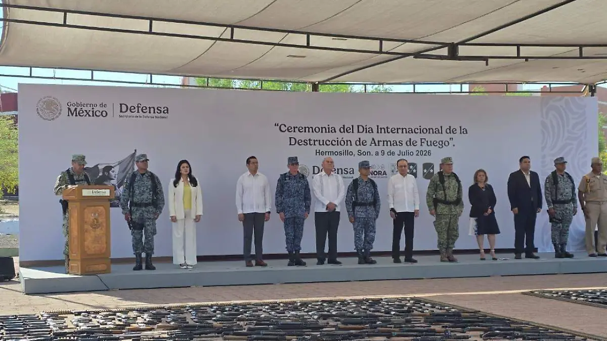 destrucción armas