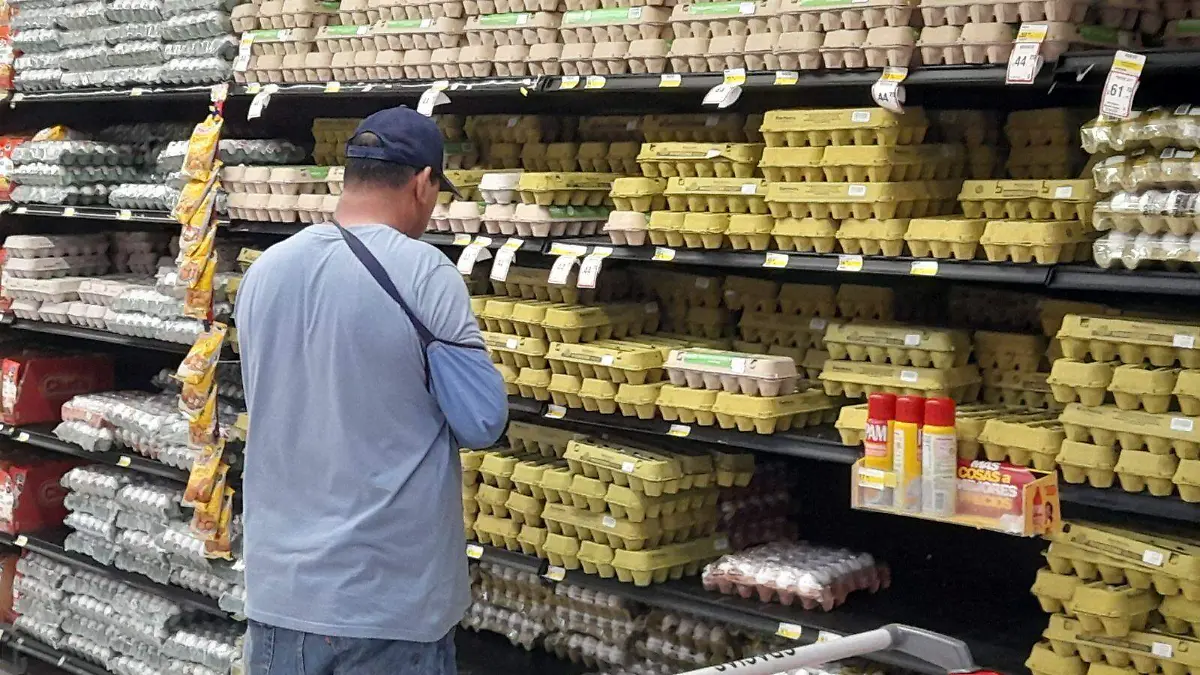 huevos canasta básica compra en el súper