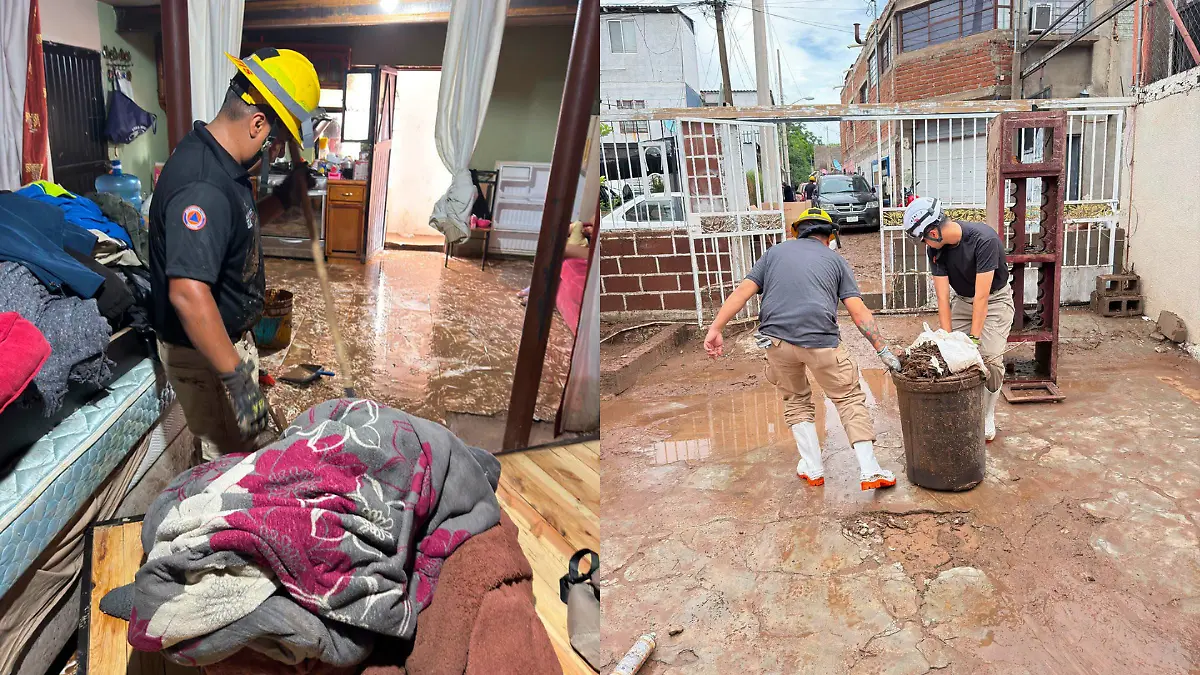 TWO IMAGES  afectados Nogales