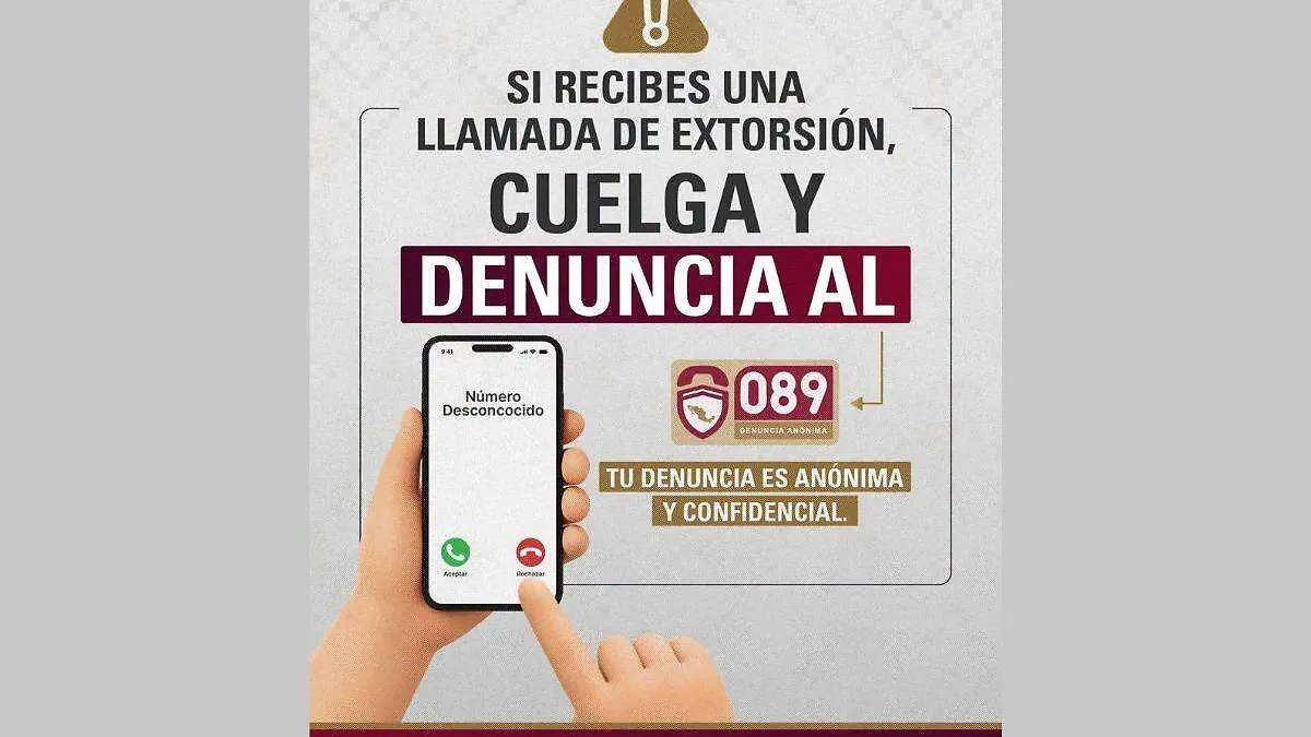 Denuncia Extorsión