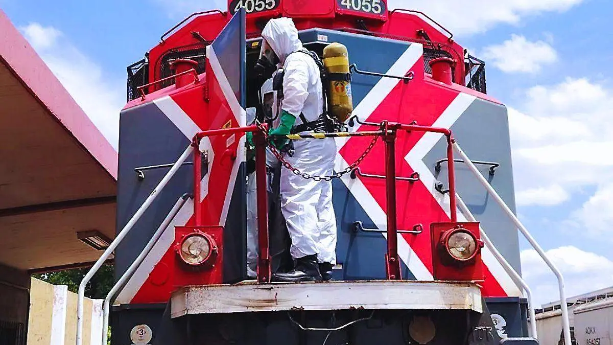 Bomberos locomotora