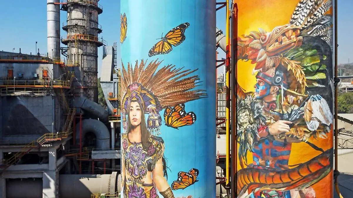 Mural adorna la Planta Barrientos de Cemex