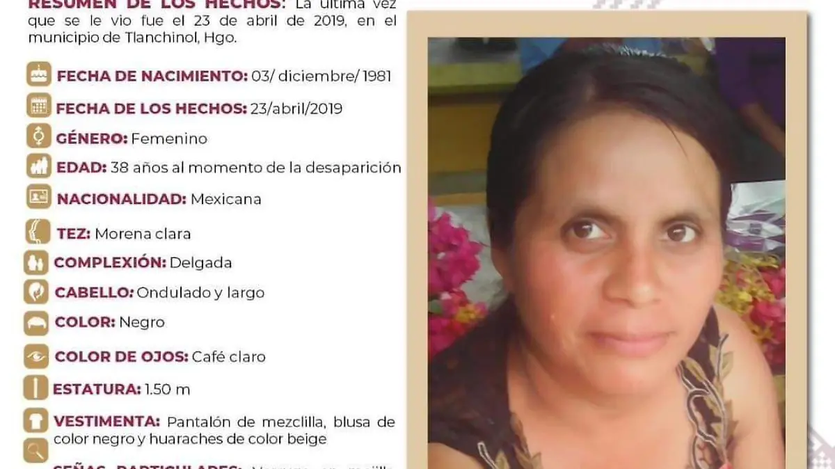 BUSCAN DESAPARECIDA 11