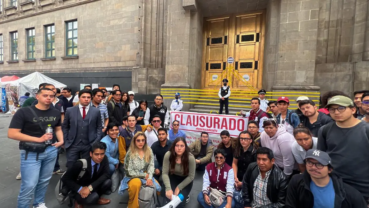 Jóvenes a favor de la reforma judicial