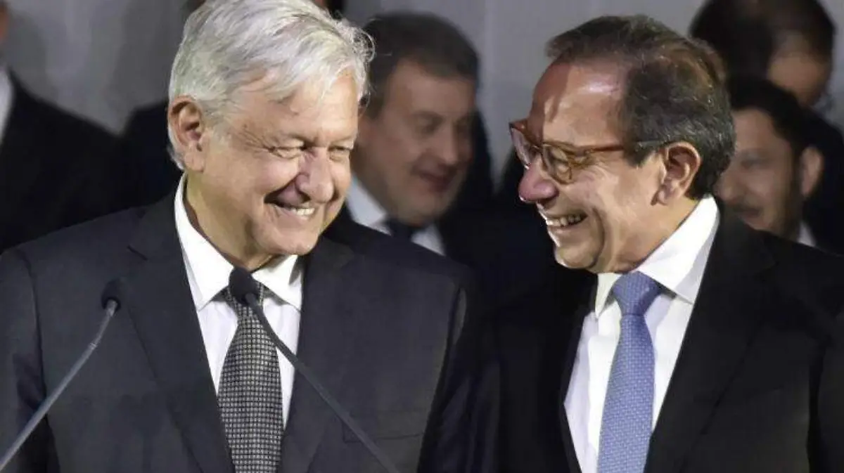 Carlos Salazar Lomelín con amlo CUARTOSCURO