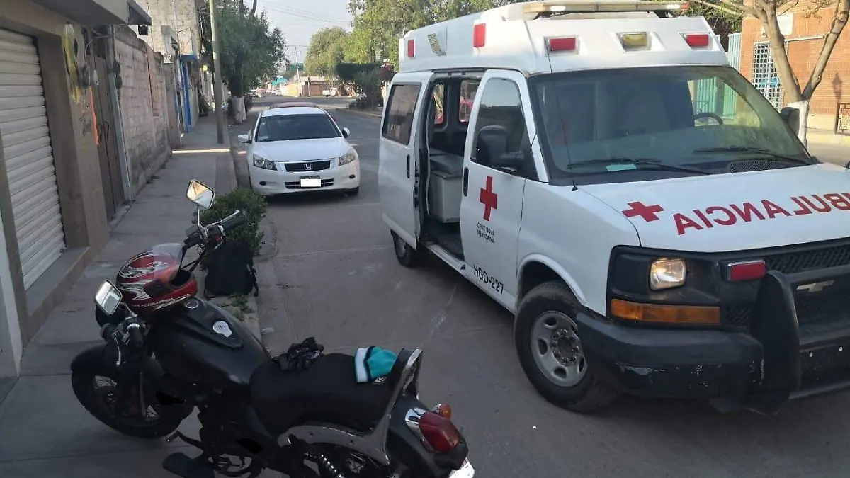 MOTOCICLISTA LASTIMADO