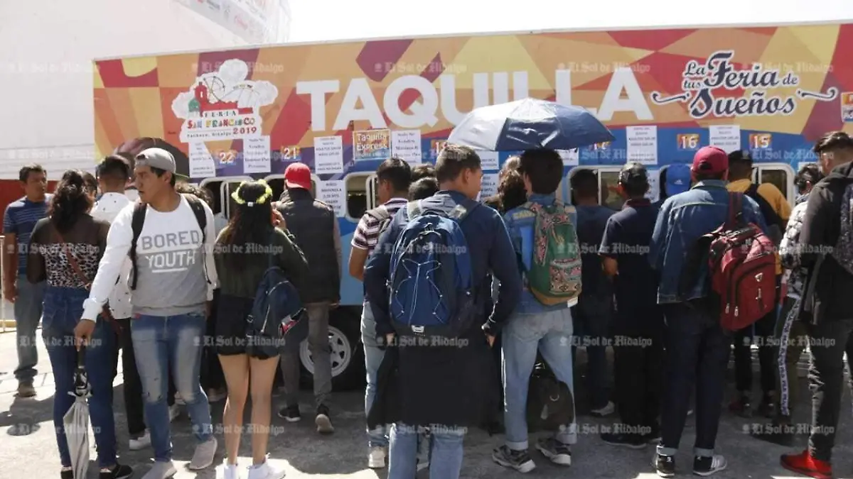 A las 12:00 horas se abrieron las taquillas de la Feria San Francisco 2019 para el espectáculo que ofrecerá Steve Aoki esta noche