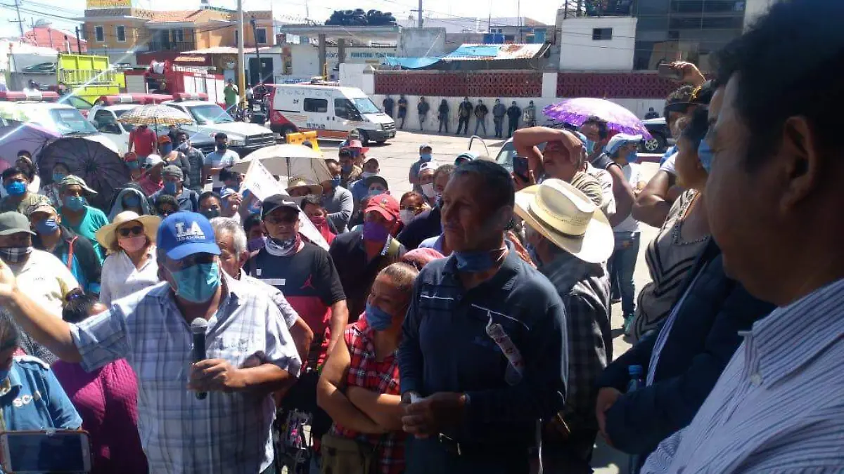 manifestantes tlahue