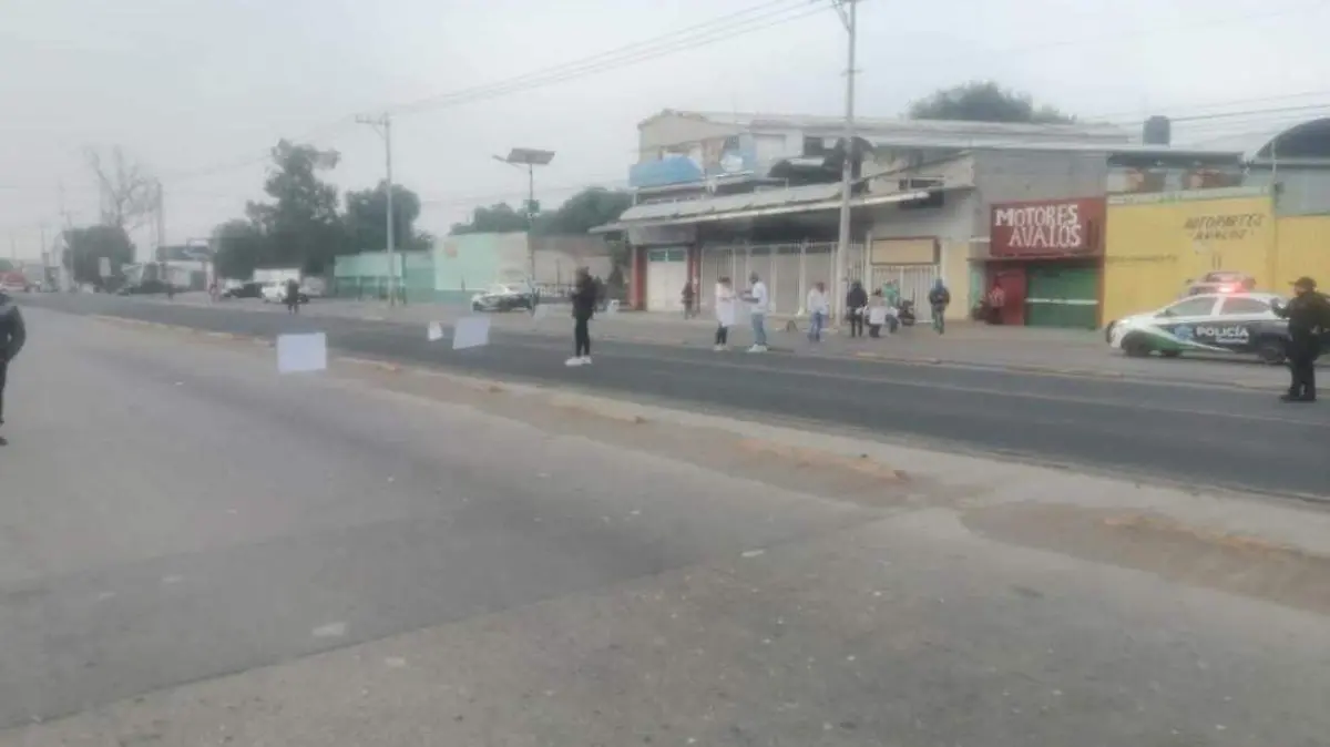 Bloqueo carretera México-Pachuca