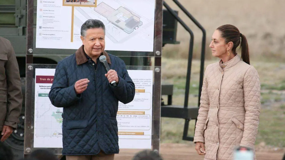 claudia sheinbaum tren México Pachuca hidalgo 