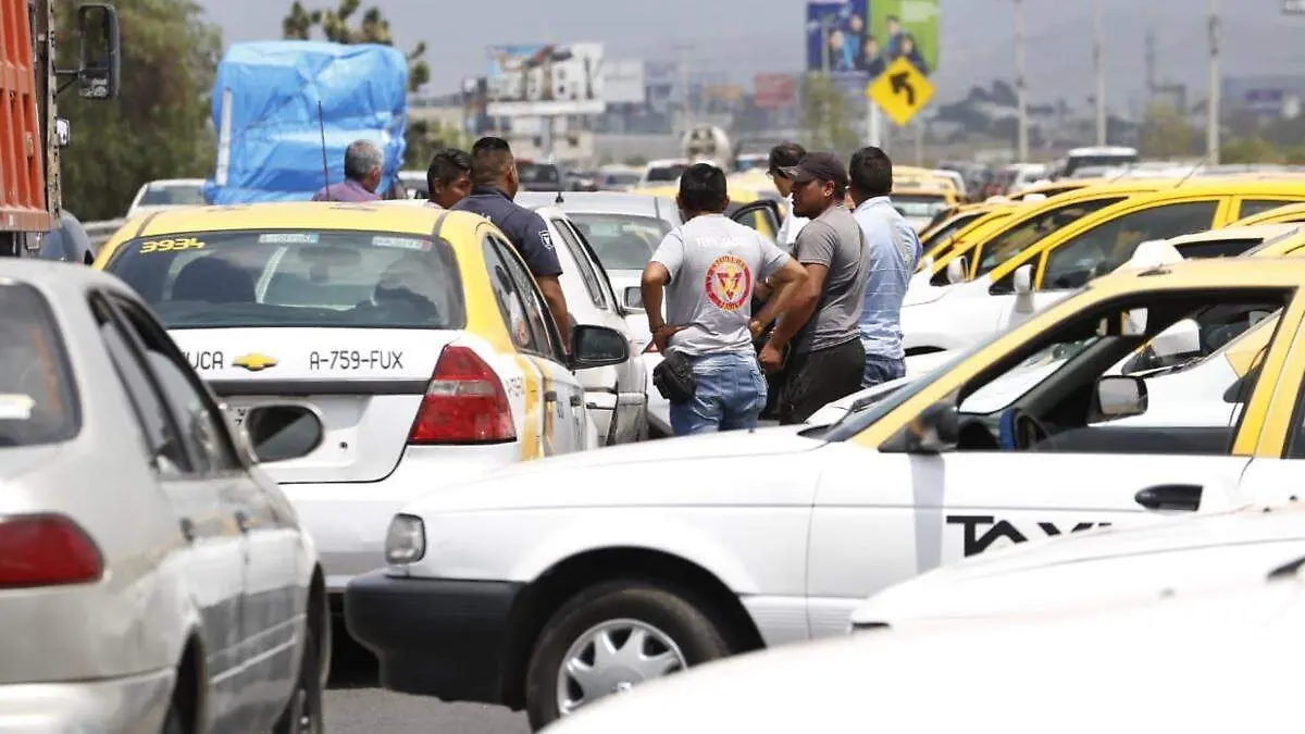 Movilización de taxistas