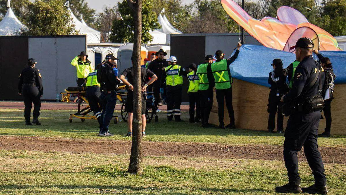 Accidente en el festival Axe Ceremonia
