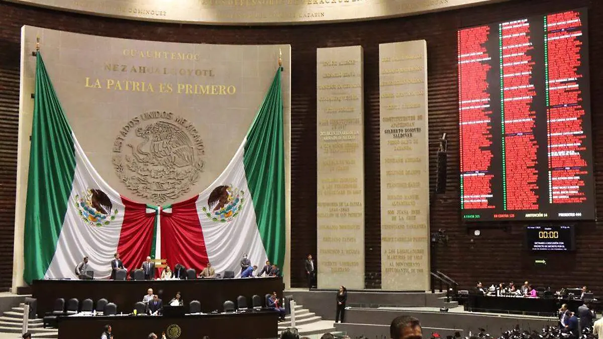 Cámara de Dipurados votación