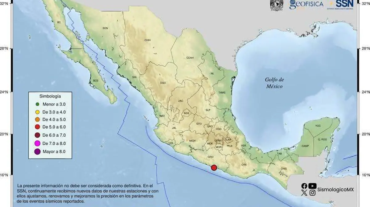 sismo san marcos guerrero sin incidencias hidalgo