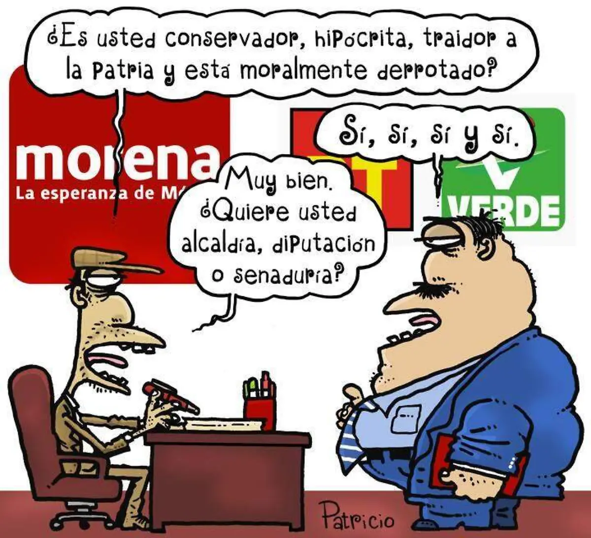 Patricio _ Conservador, Hipócrita y Traidor