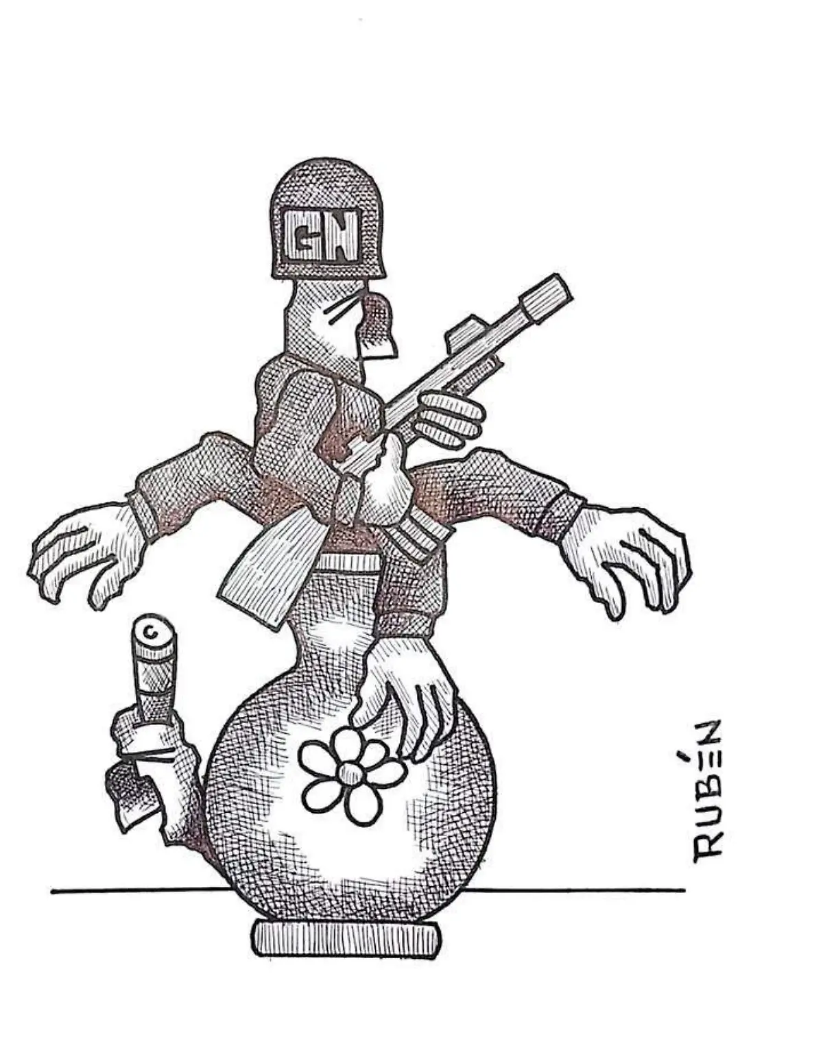 Rubén _ No se ve violencia