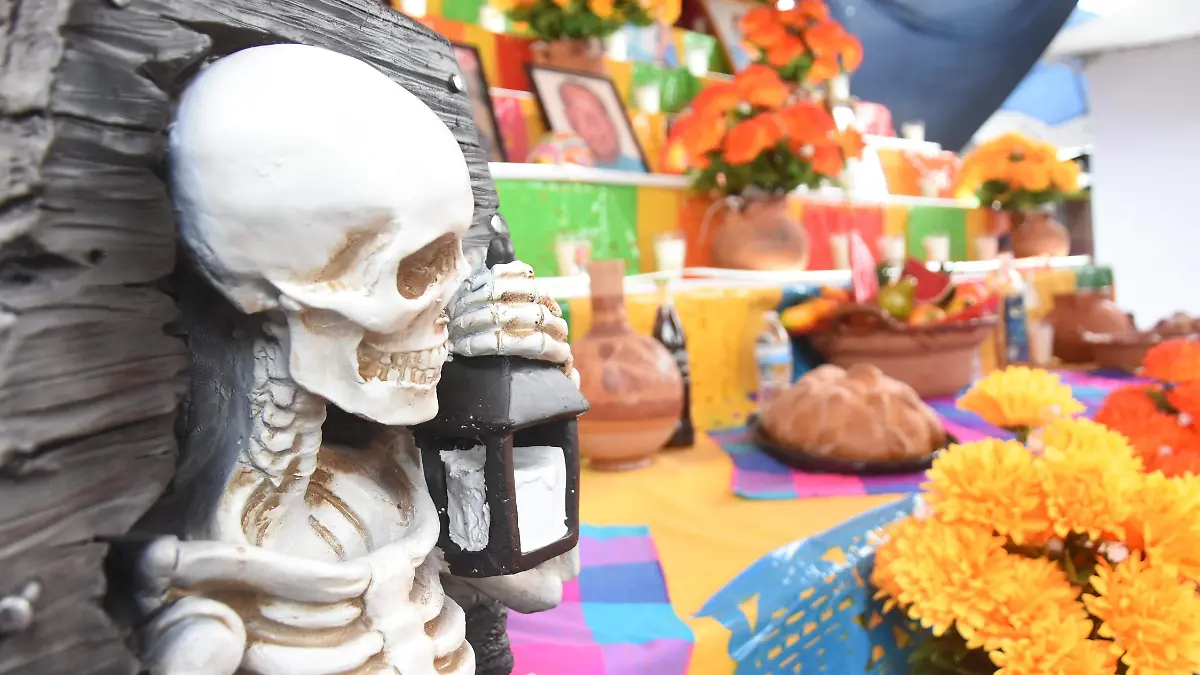 ALTAR DE MUERTOS EN PLAZA DEL COMERCIO JESUS GTZ EL SOL DE IRAPUTO (3)