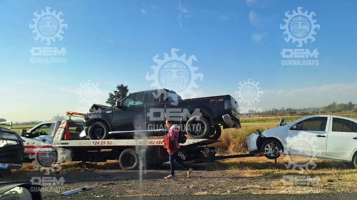 Choque múltiple en Libramiento Sur (2)