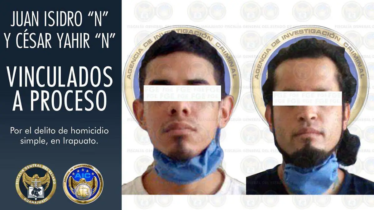 Vinculan a proceso a dos hombres imputados por homicicidio
