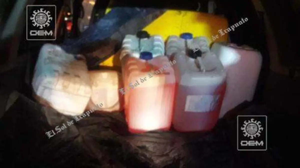 aseguran camioneta con hidrocarburo OK