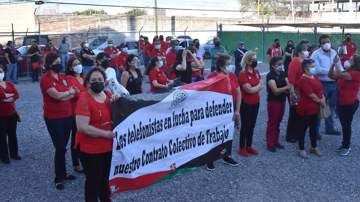 SINDICATO TELMEX MANIFESTACION (3)