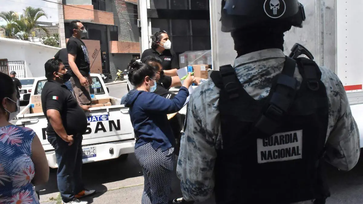 Llega material electoral para distritos 9 y 15 (2)