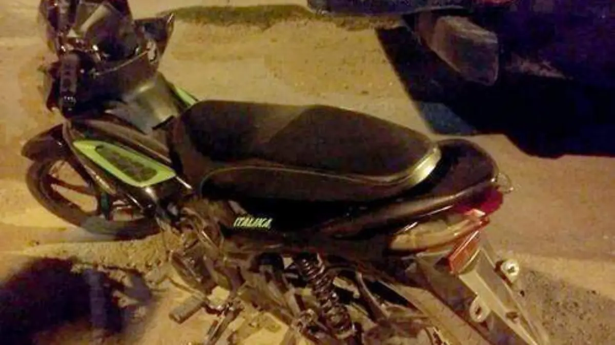 motocicleta recuperada