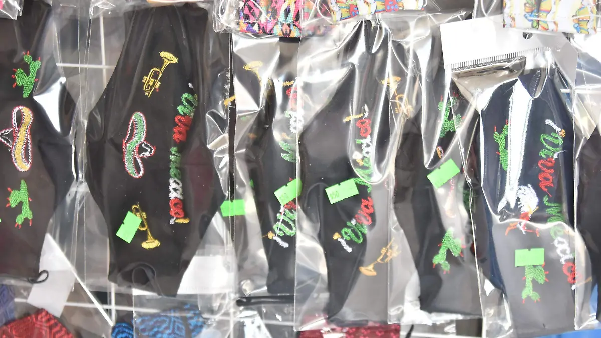 Los cubrebocas con diseños mexicanos