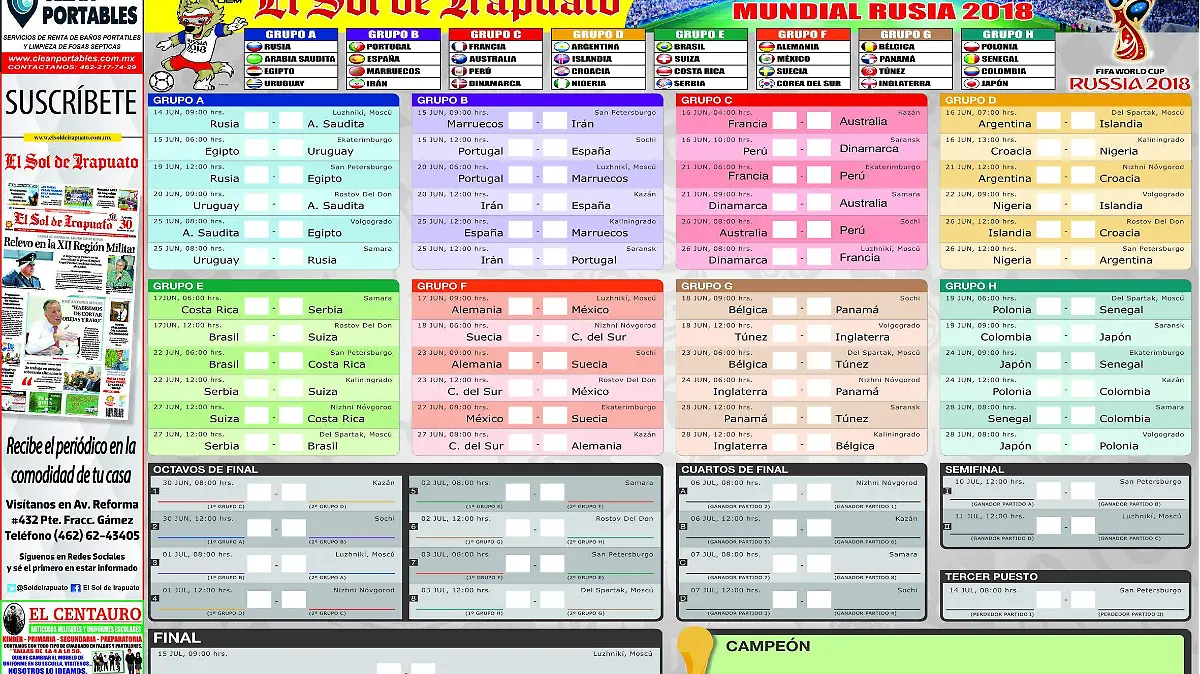 IRA CALENDARIO MUDIAL 2018   60X52  2018 ok RESPALDO