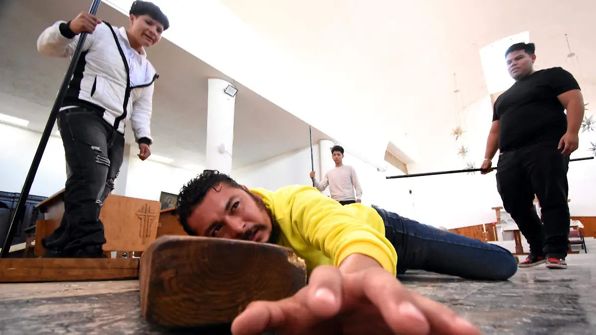 Ya se preparan para el viacrucis