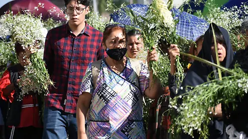Prosecion y bendicion de palmas para dar binicio a semana mayor Jesus Gutierrez El sol de Irapuato (10)