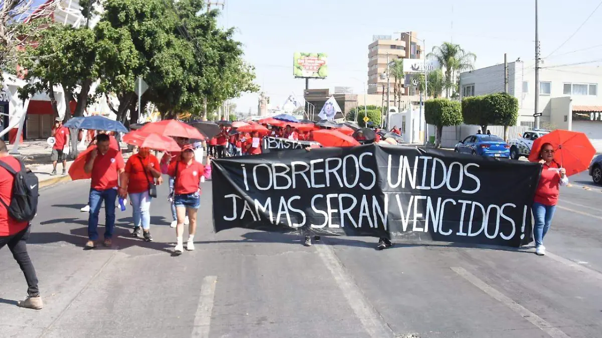 Exige Sinttia jornada laboral de 40 horas durante marcha del Día del Trabajo