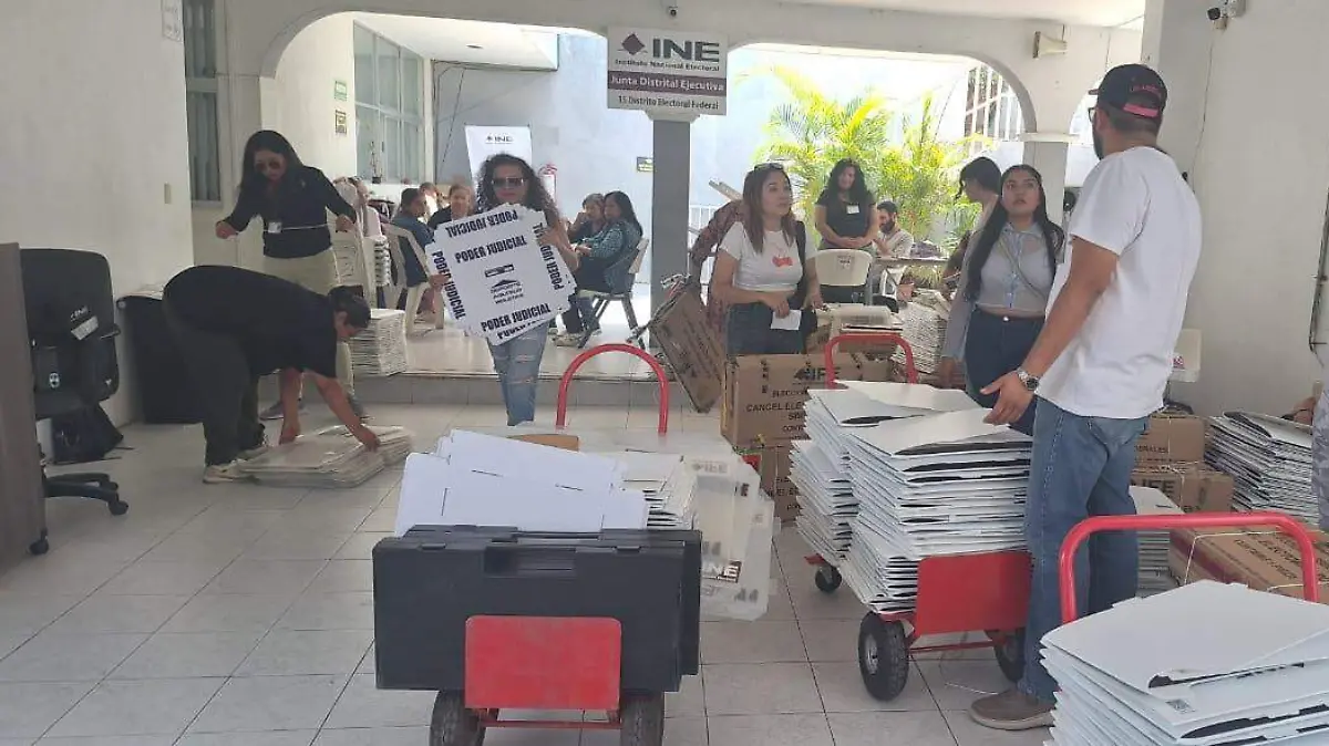 Verifica el Consejo Distrital 15 boletas para este 1 de junio 