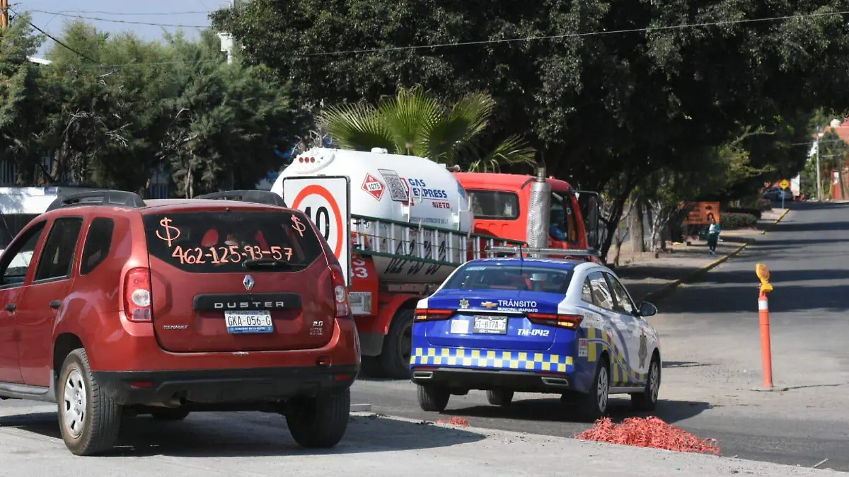Cierres por obras en Irapuato