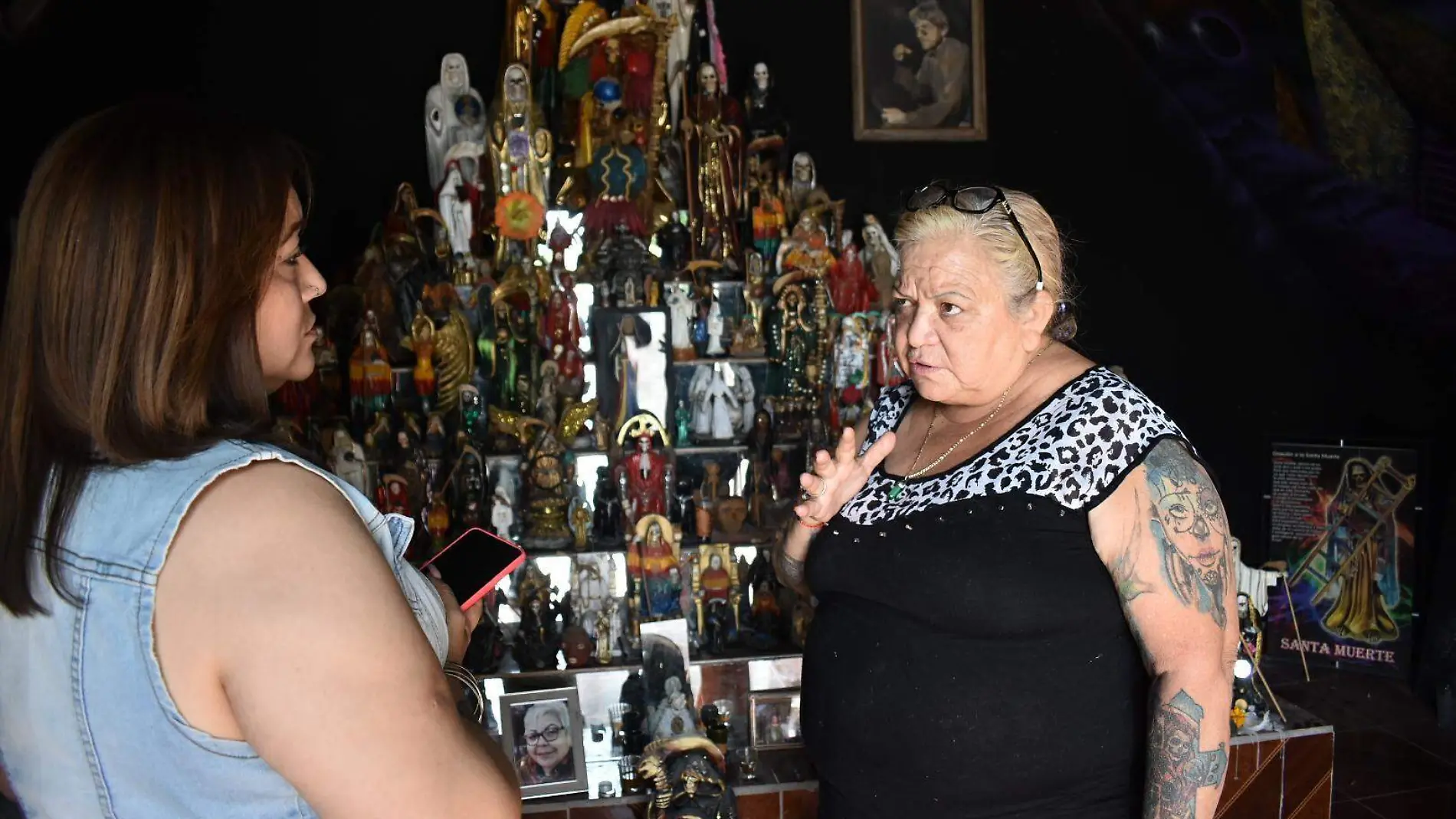  2 Abril edificó esta capilla hace 6 años a petición de la misma Santa Muerte