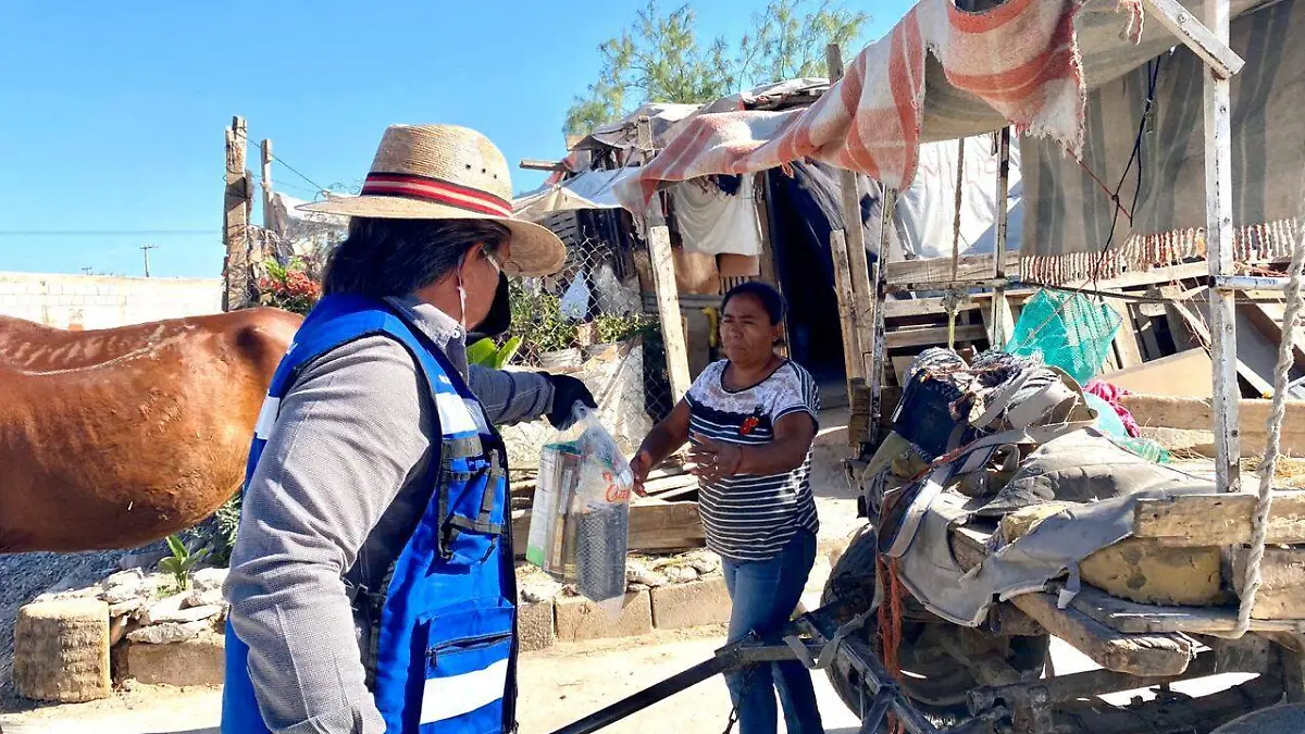 MIGUEL 4  Ante la contingencia sanitaria, sigue la entrega de ayuda emergente en colonias