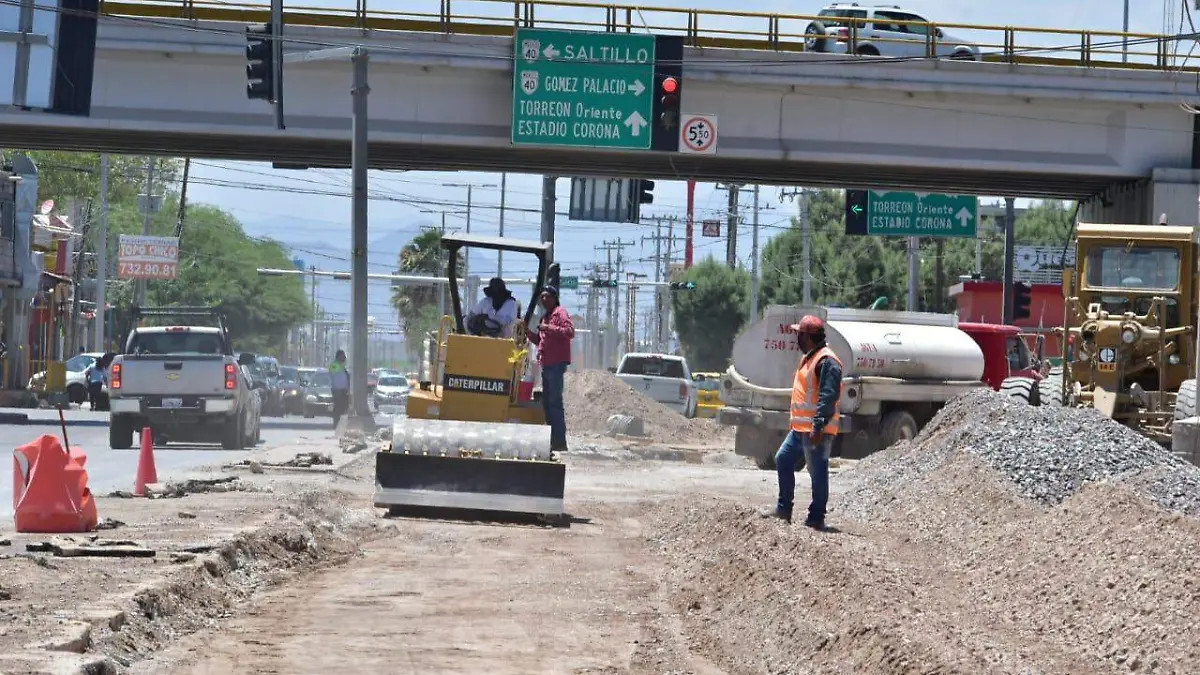 Obra pública Torreón contingencia