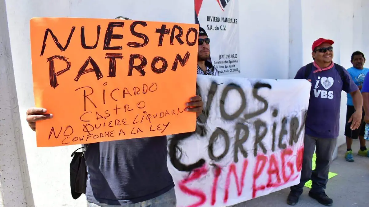 SOLIS 1 Se manifiestan en contra de la empresa Riviera Minerales