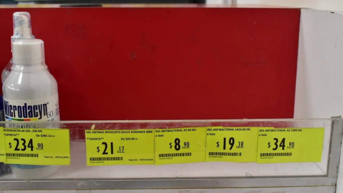 TRIANA4  Descartan repunte en precios de gel y cubrebocas