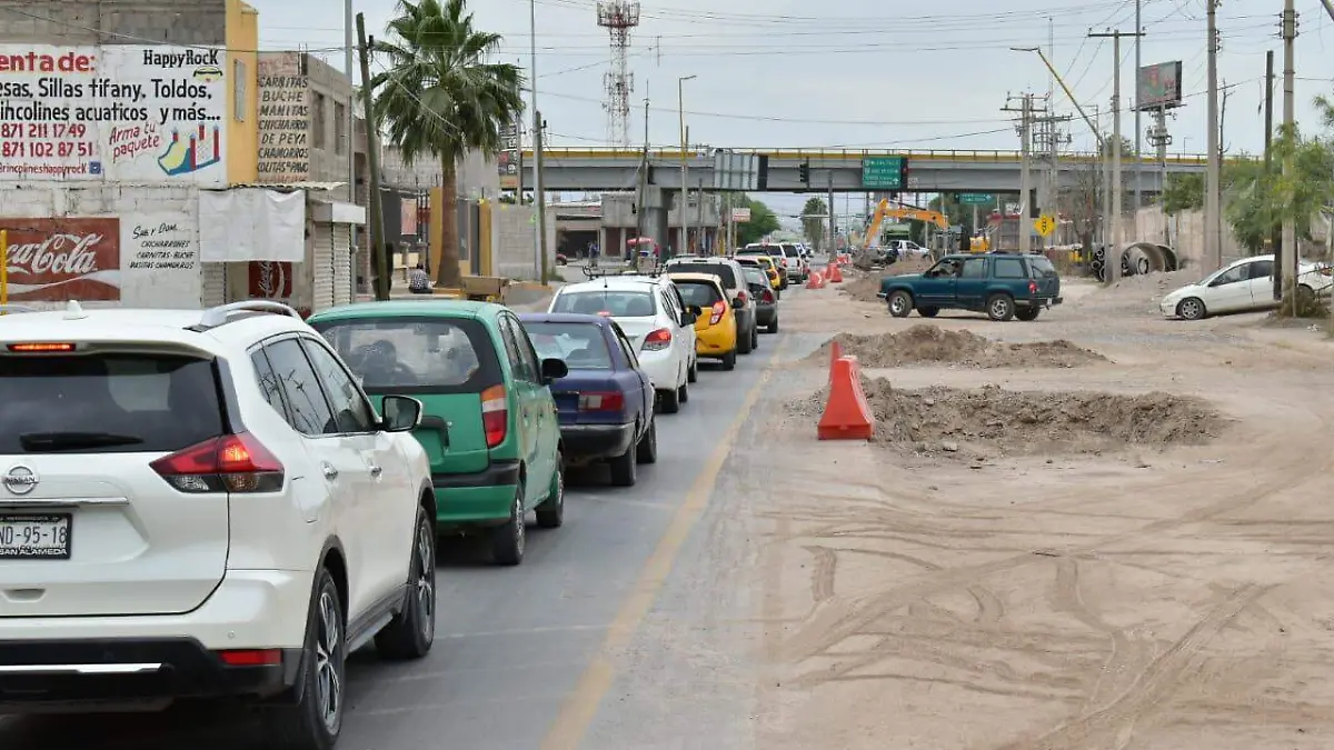 SOLIS3  Obras de reposición del colector Rodríguez-La Joya tardarán dos meses más