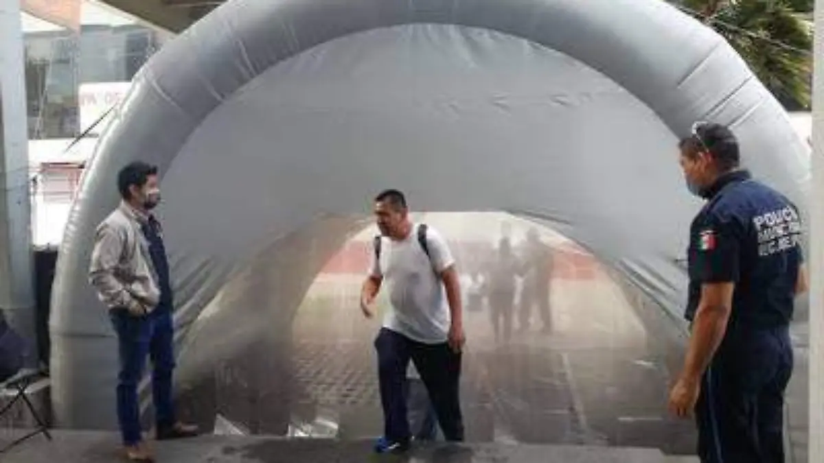 túnel sanitizante