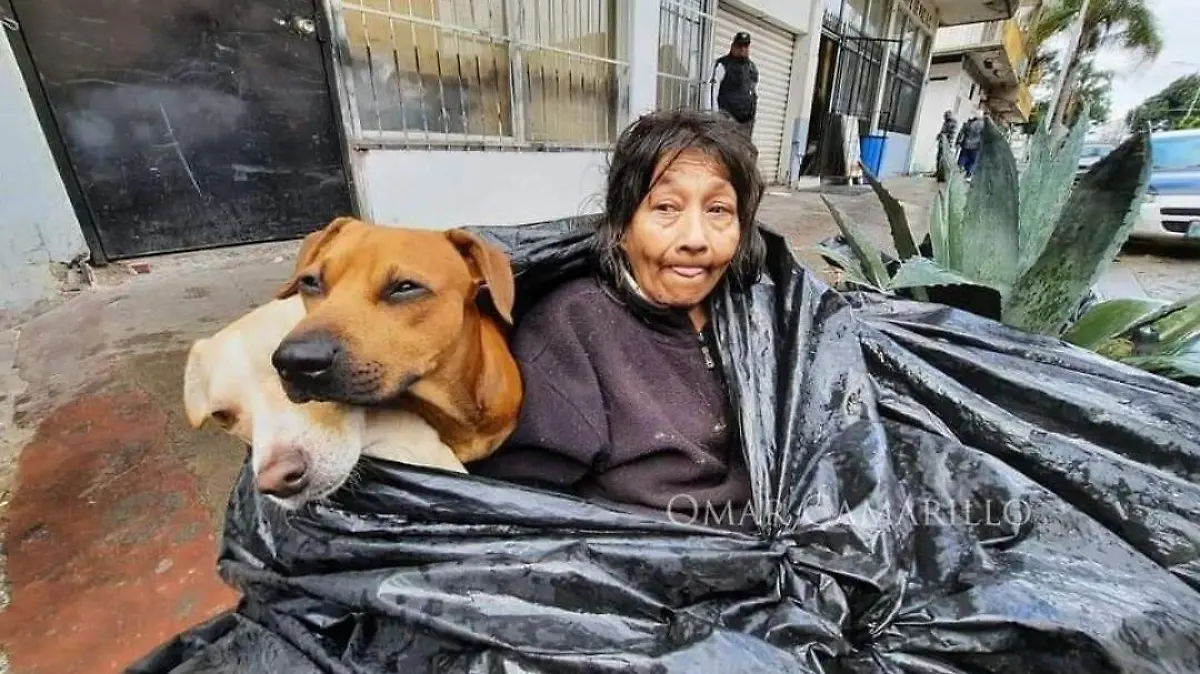 señora indigente