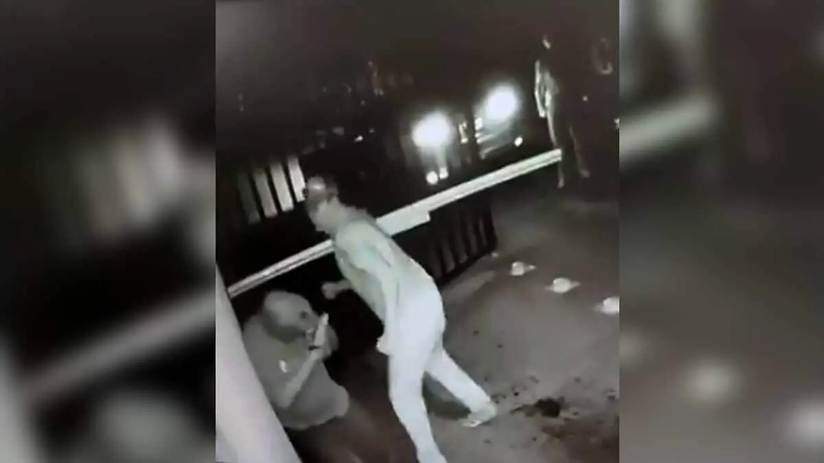 hombre agrede a aadulto mayor