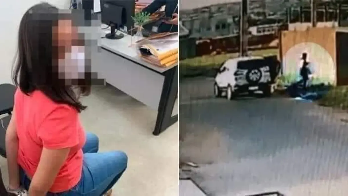 mujer quema a su bebé