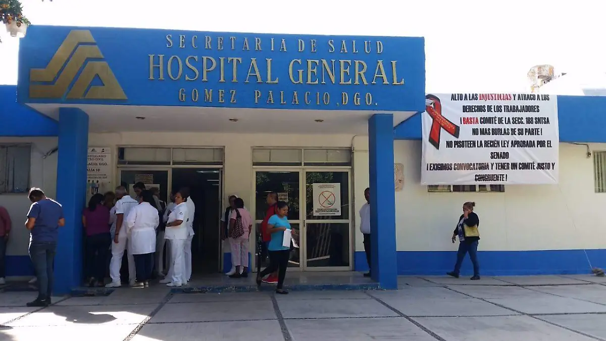 Hospital General Gómez Palacio bebé electrocutado