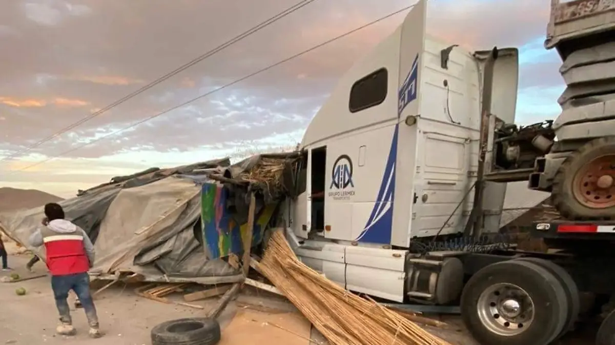 Accidente tráiler